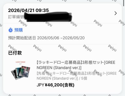 CORTIS 迷你2 “GREENGREEN” 日咖LD 預購