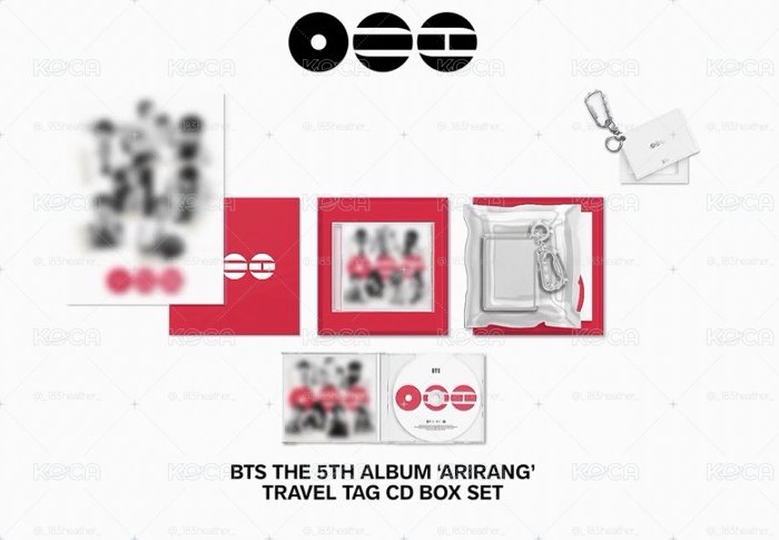 🌟代購🌟ARIRANG 🇺🇸官網TRAVEL TAG CD BOX SET