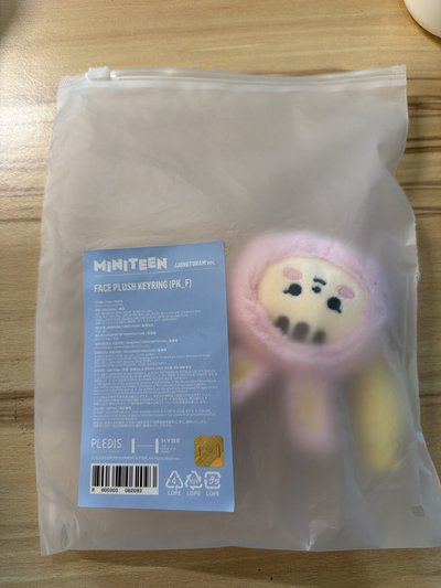 MINITEEN 鑰匙圈 大臉吊飾-淨漢