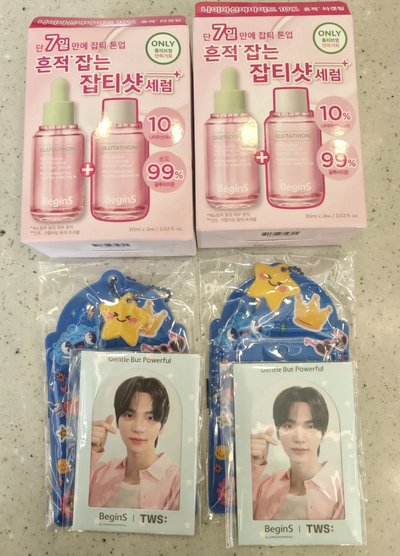預購 beginS精華30ml兩罐+TWS小卡+卡套