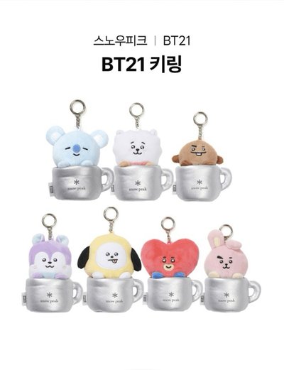 BT21 snowpeak聯名娃