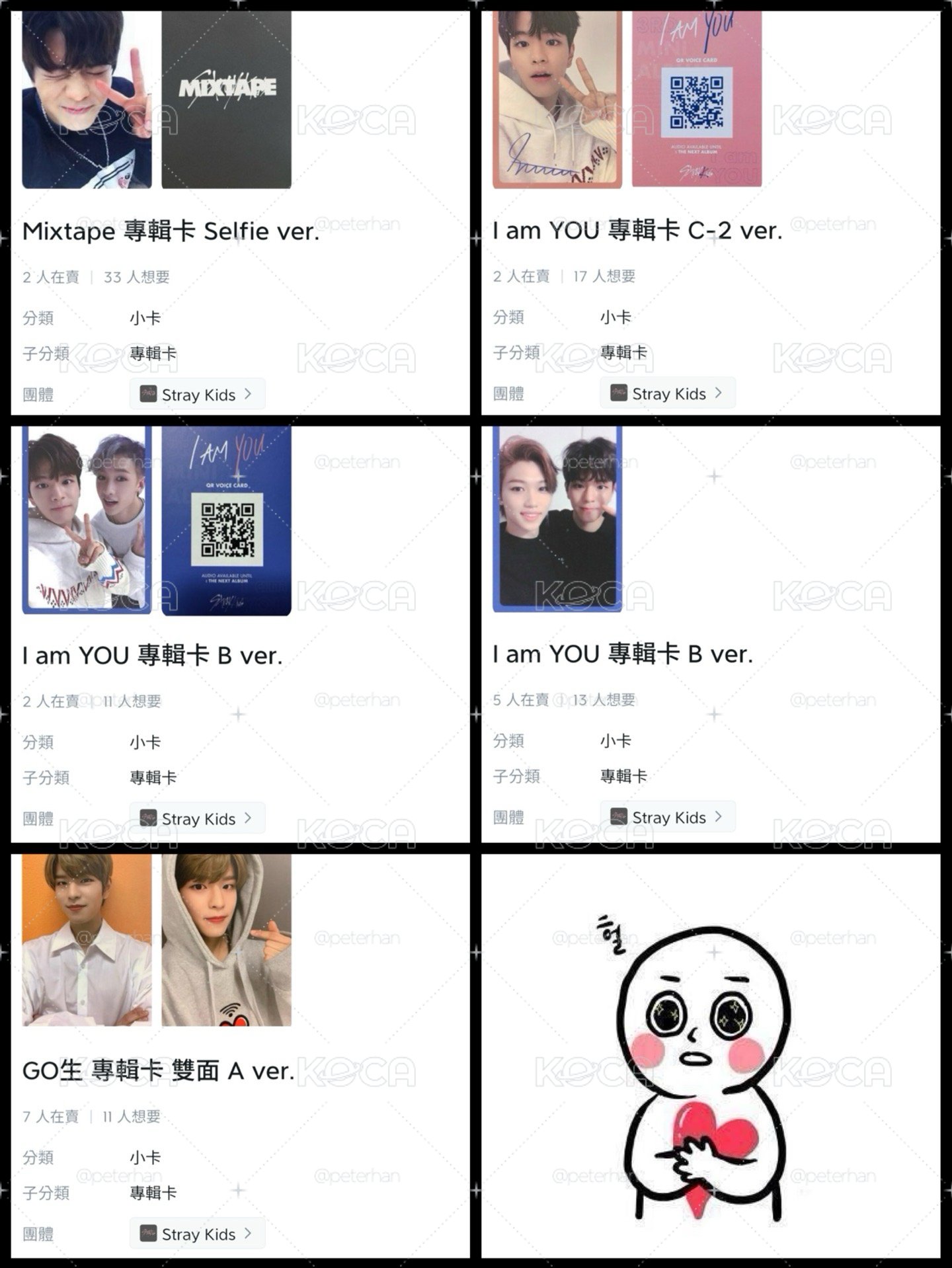Stray Kids 金昇玟 小卡