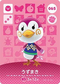 動物森友會 第一彈 065 小酒窩 amiibo 