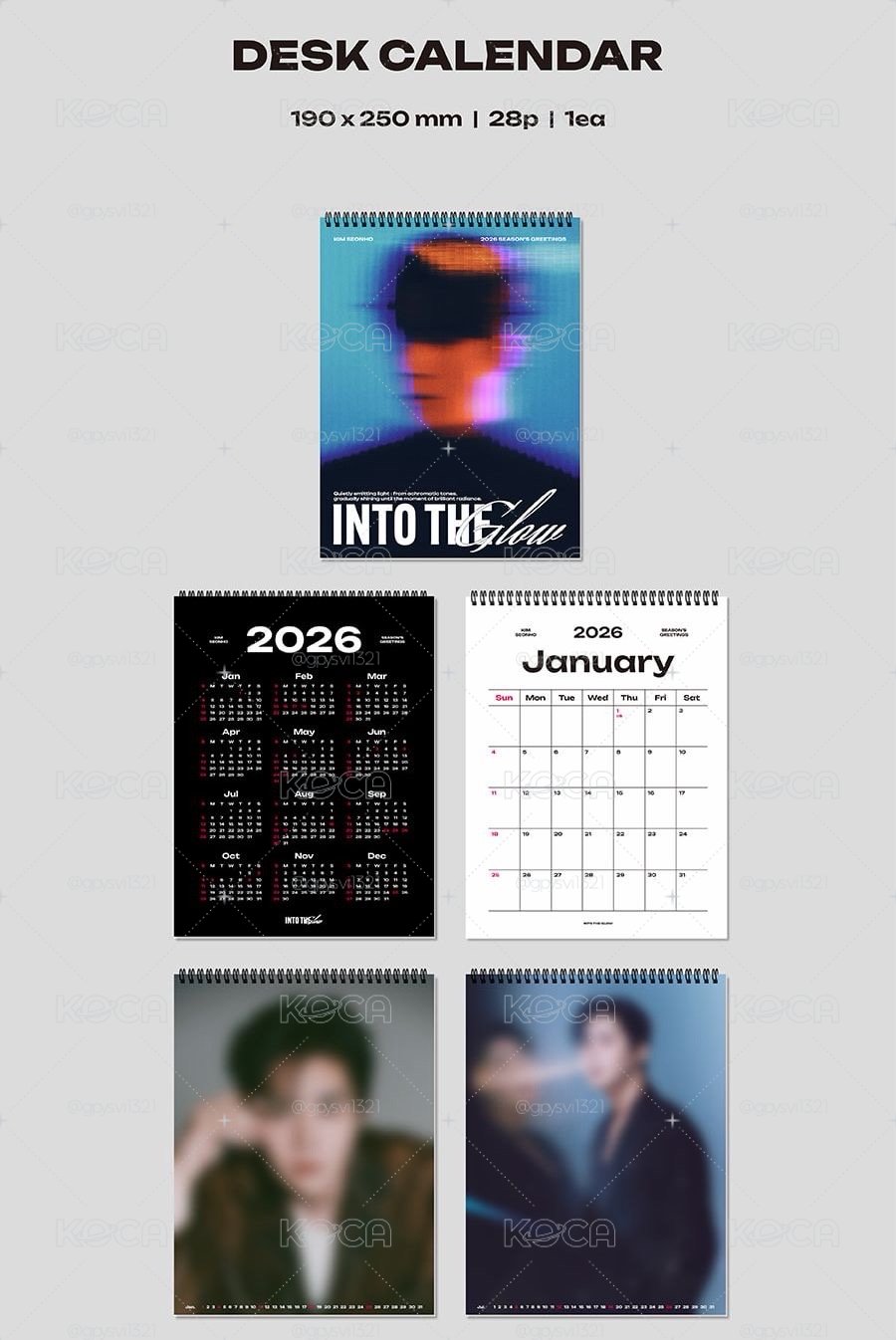 金宣虎2026 into the glow年曆