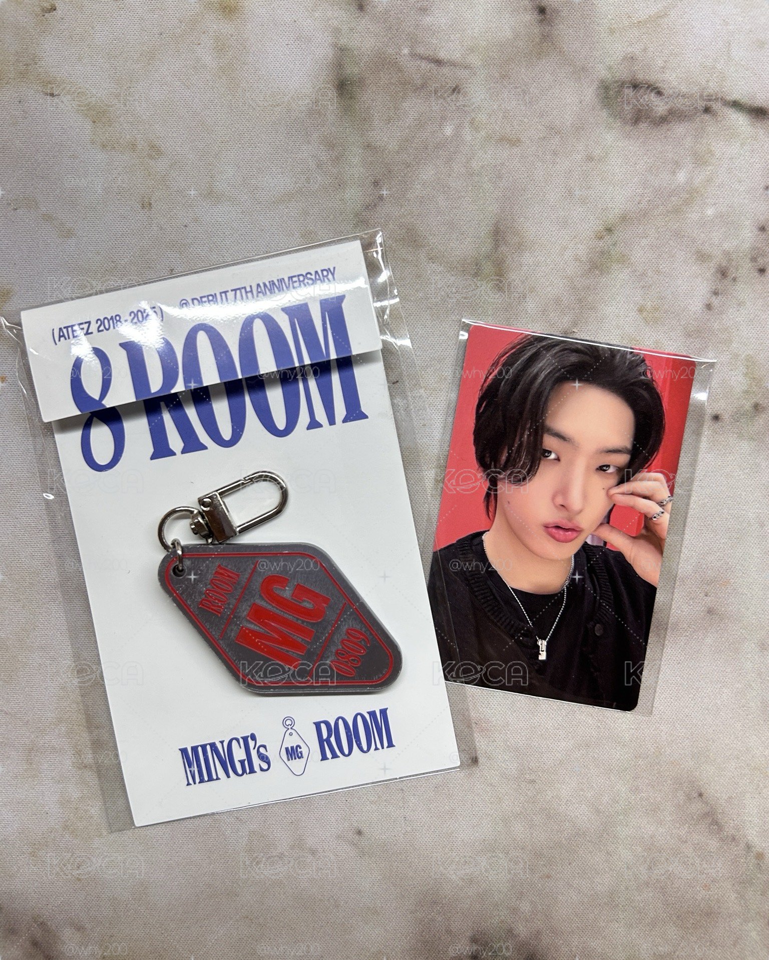 ATEEZ 8room 線上限定鑰匙圈 旼琦