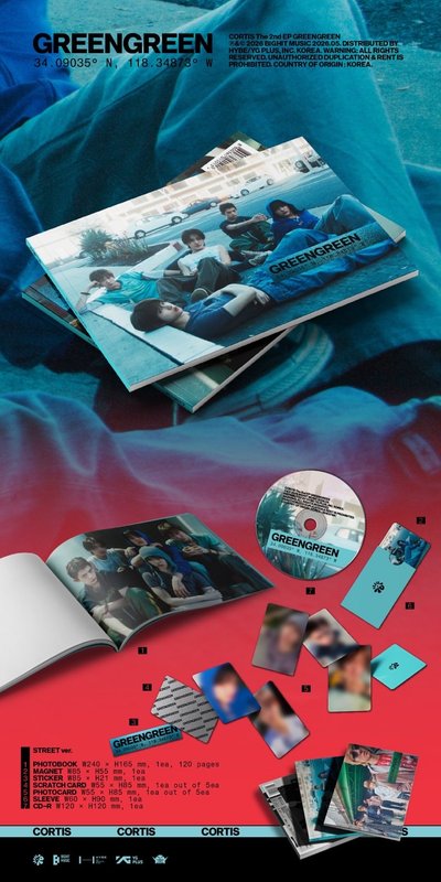 5/9 23:00收單 SC特典 CORTIS The 2nd EP「GREENGREEN」PB專