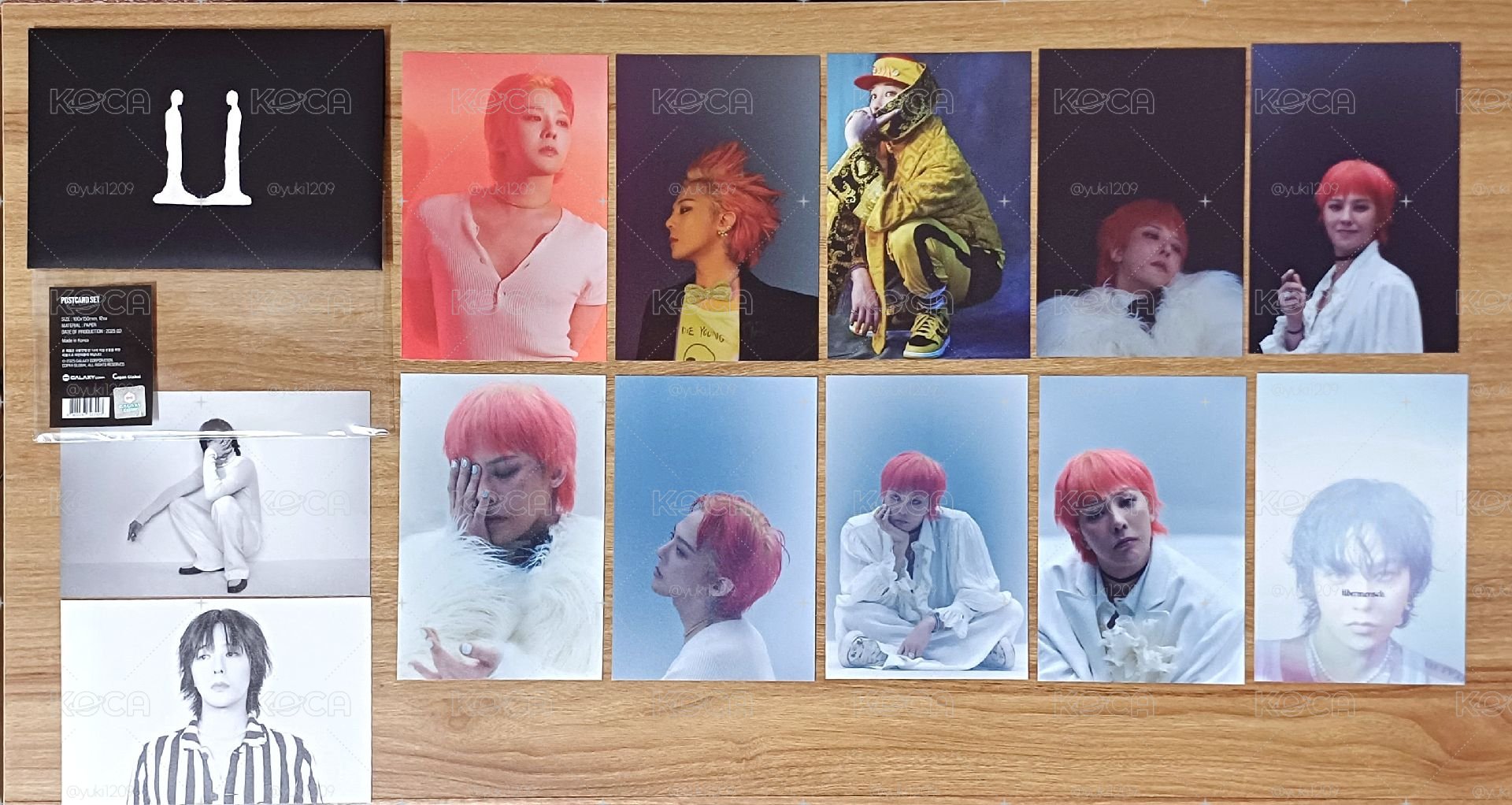 G-DRAGON 世巡 明信片組
