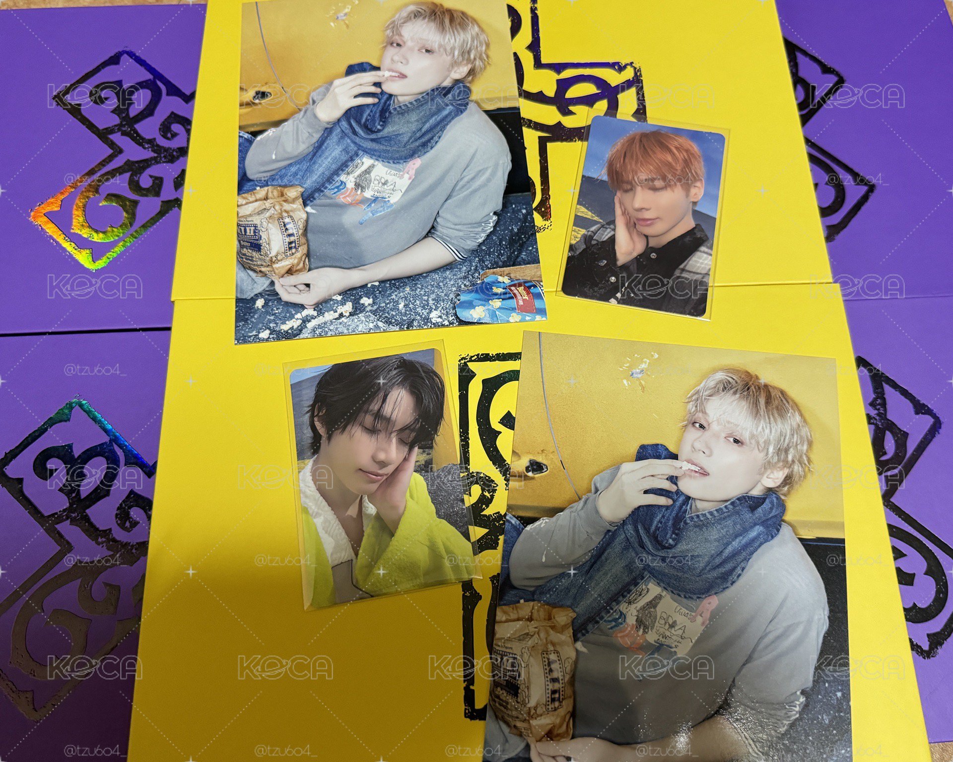TXT 迷八 PB 可自挑明信片 雙人卡