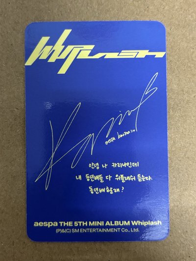 Whiplash 專輯卡 Speed專卡 柚