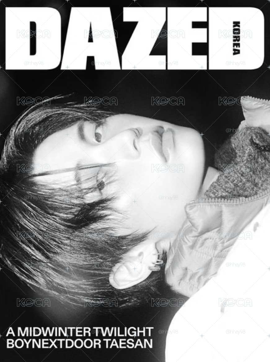 DAZED雜誌TAESAN