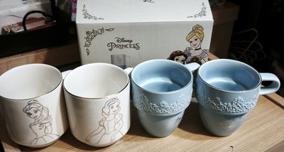 迪士尼公主 馬克杯4入組