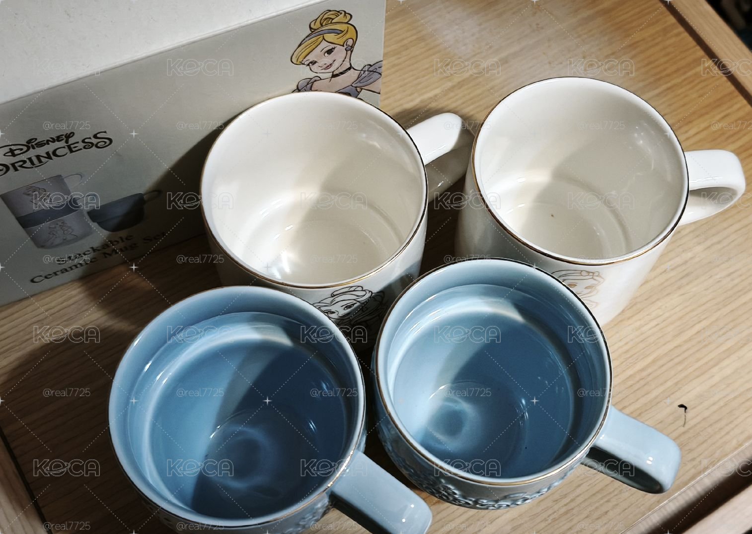 迪士尼公主 馬克杯4入組