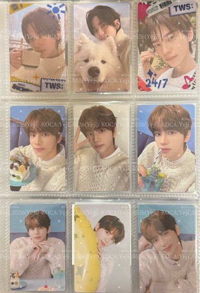 出道簽專有證明&圖二申惟九宮格+已拆擺立牌