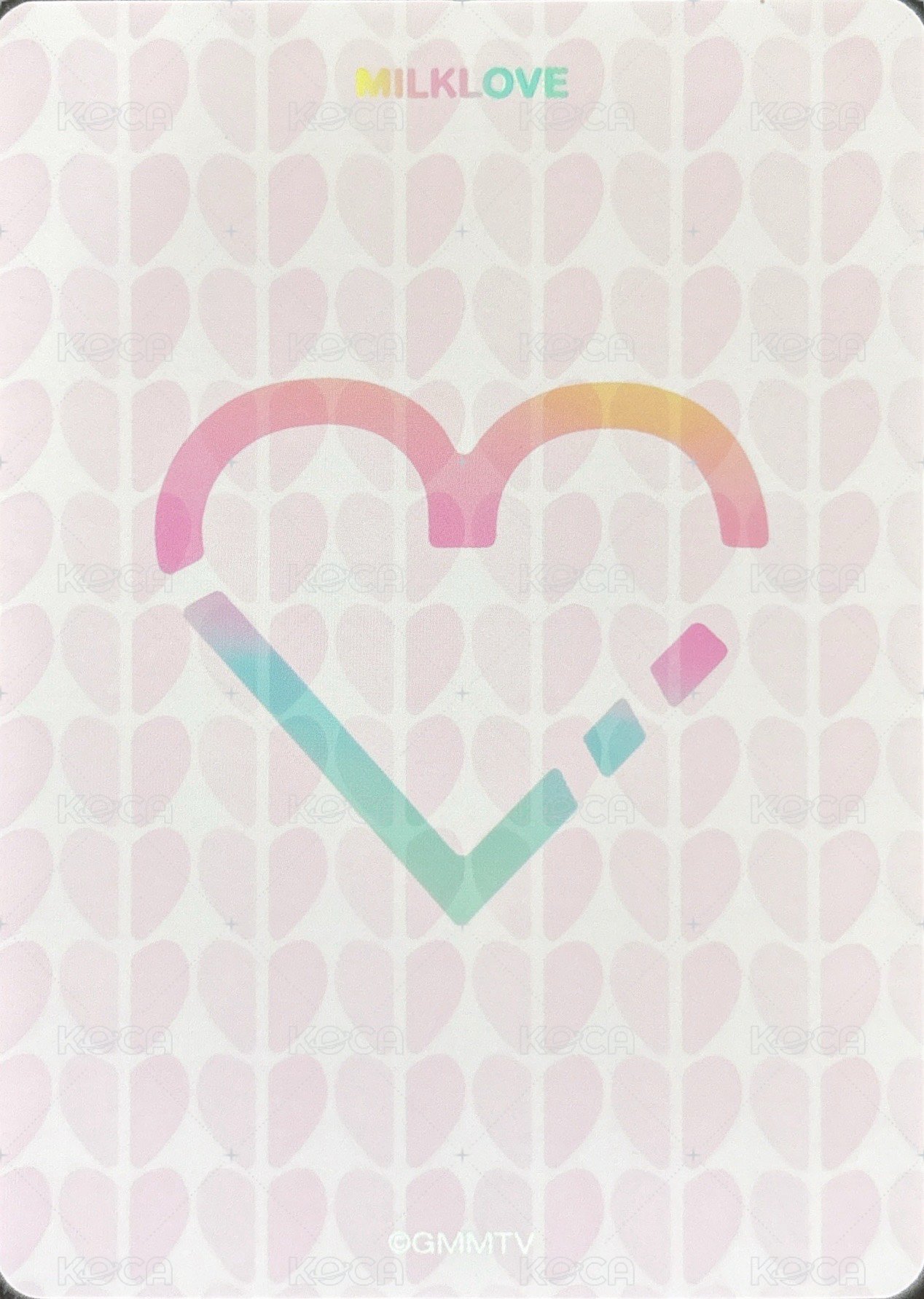 24 7月書展 隨機卡 LOVE 背面