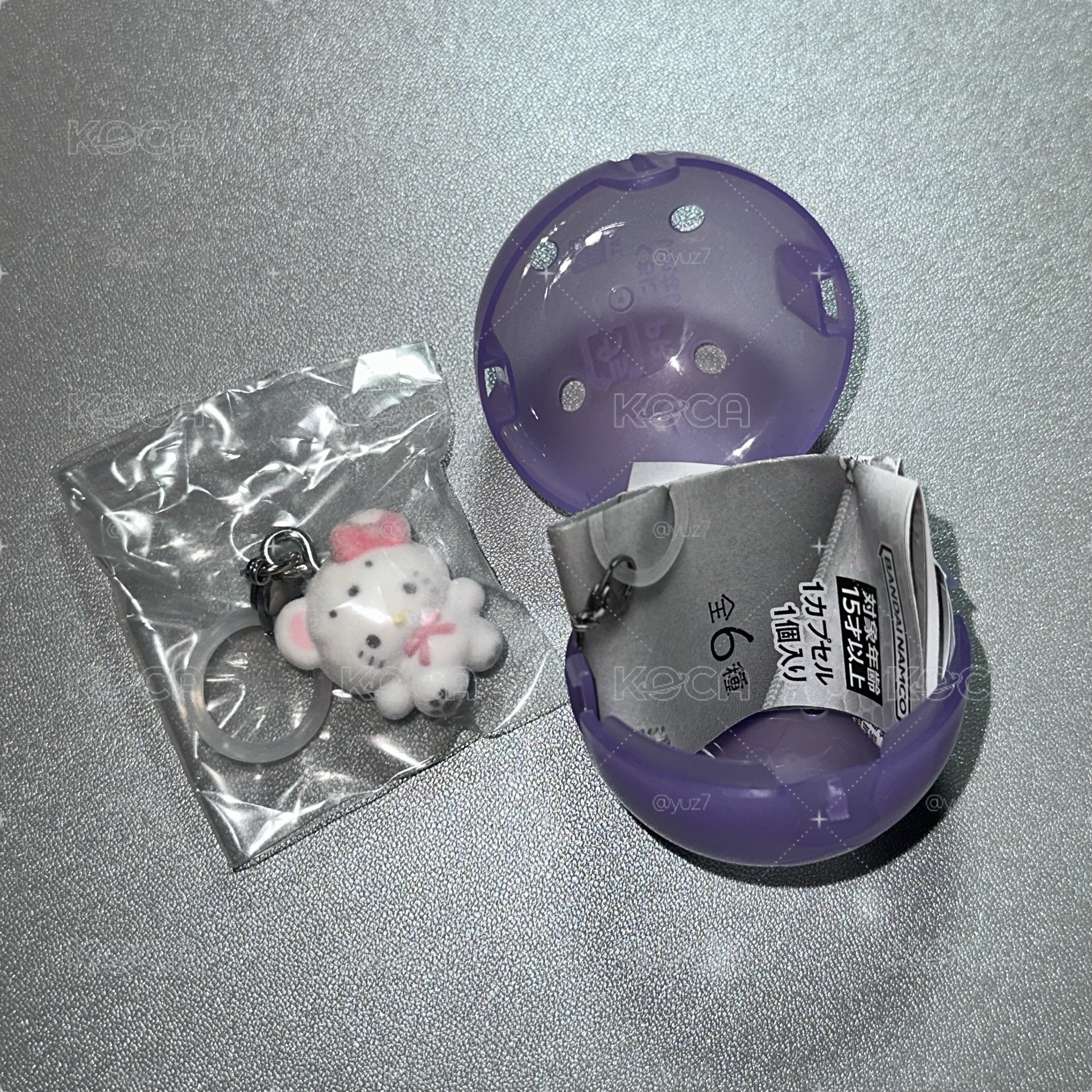 北極熊系列 植絨吊飾 hello kitty