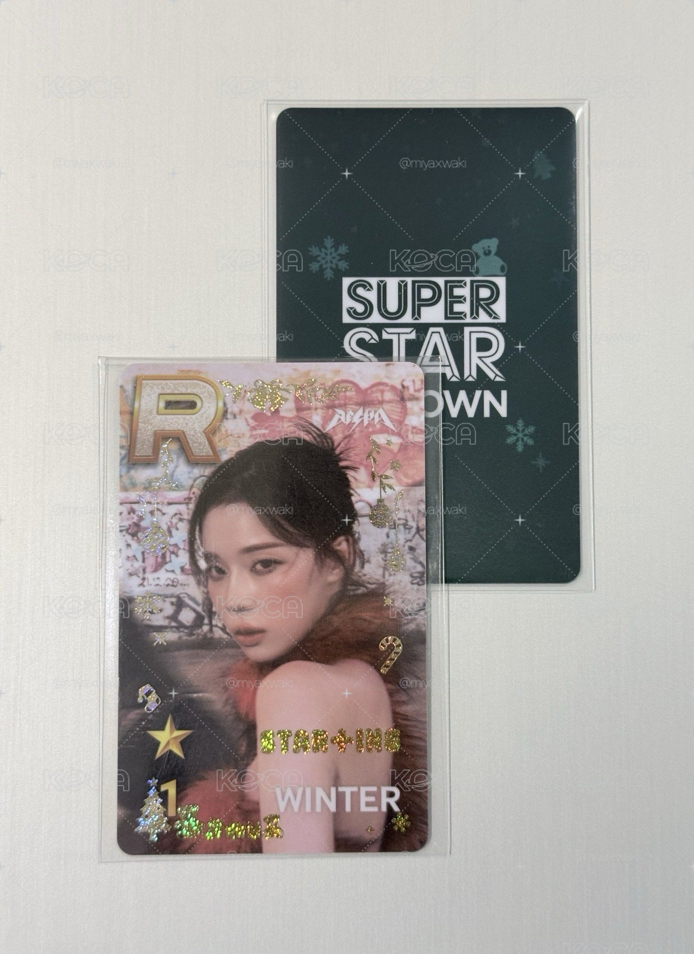 aespa RichMan聖誕遊戲卡冬