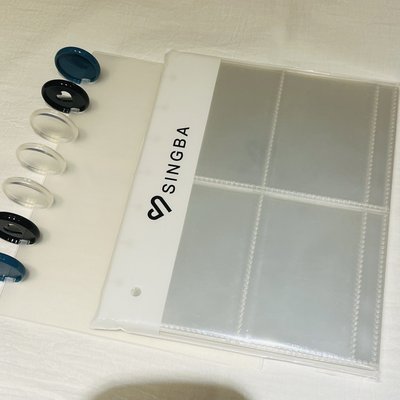 RINGNOTE 小卡卡冊 蘑菇扣環