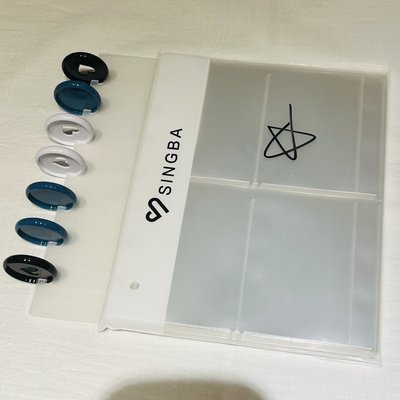 RINGNOTE 小卡卡冊 蘑菇扣環
