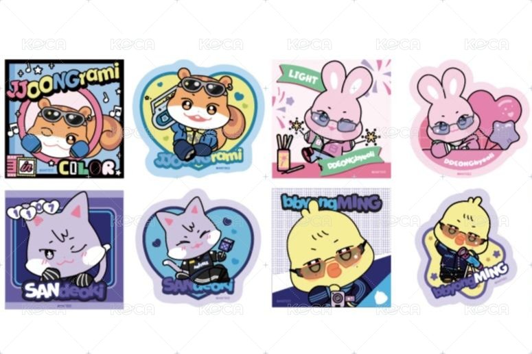 FLAKE STICKER SET (REMOVABLE)