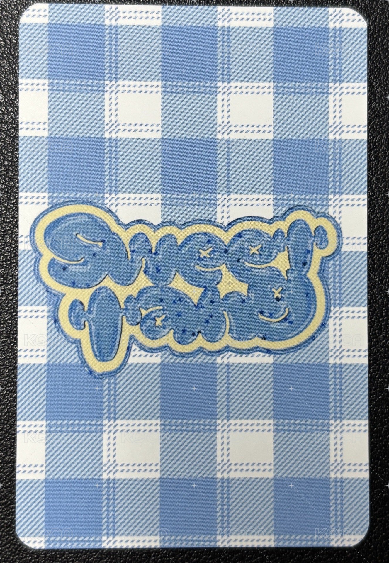 sweet tang 專輯卡  背面