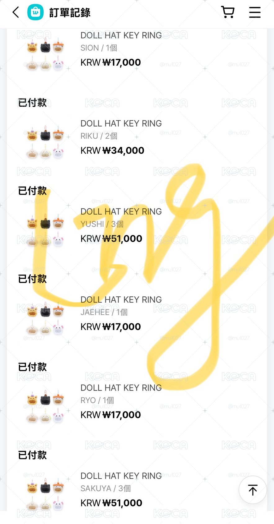 預購 一巡安可 頭套