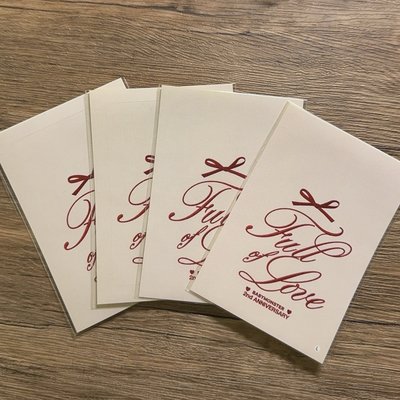 現貨｜二週年明信片、透卡、卡貼