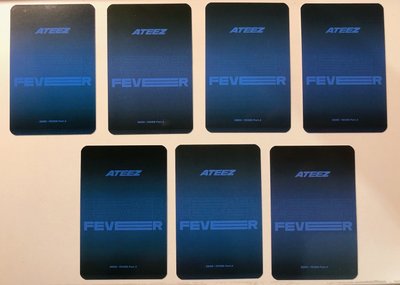 ATEEZ Fever pt.2 Beatroad 簽售卡
