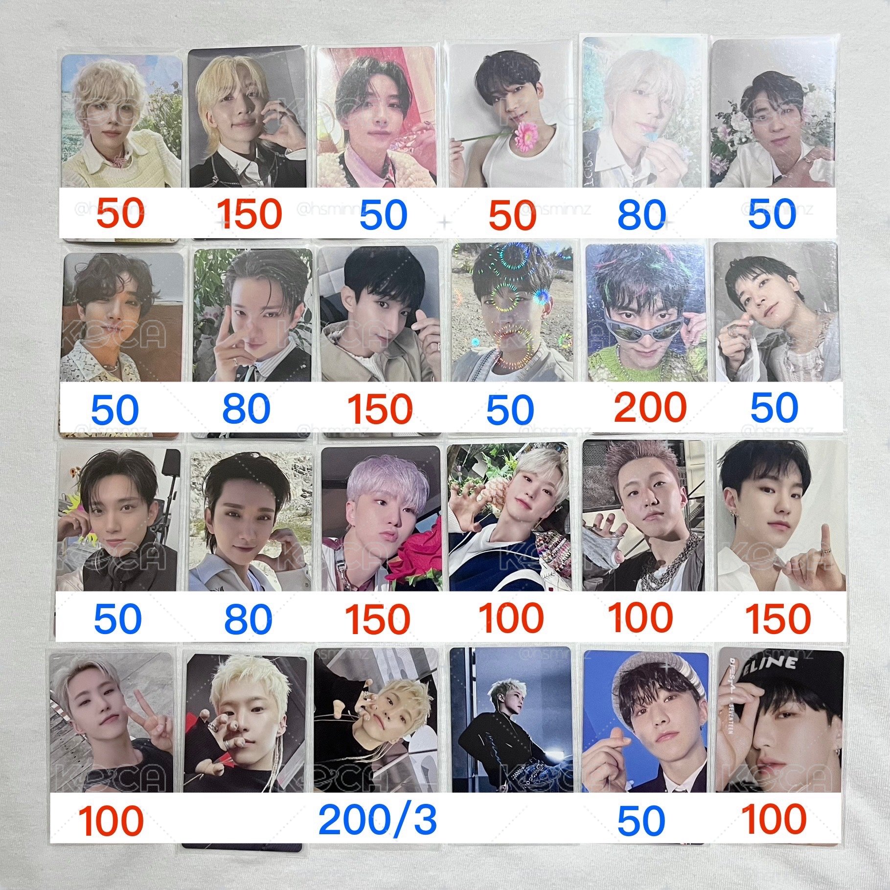 Seventeen 小卡
