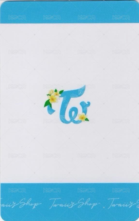 2019 Twaii’s Shop 周邊卡  背面