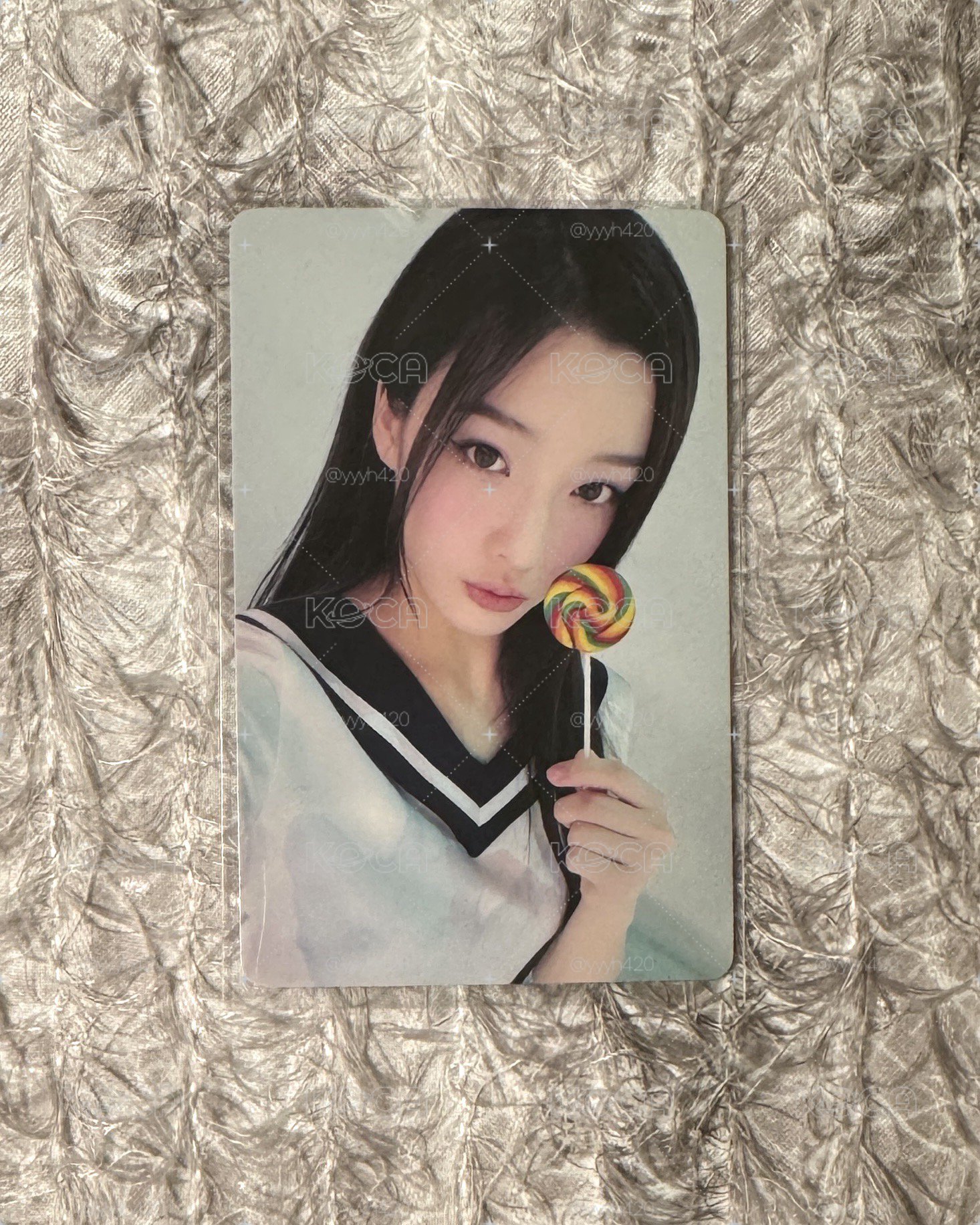 可直拍 棒棒糖羽🍭 塗鴉卡背