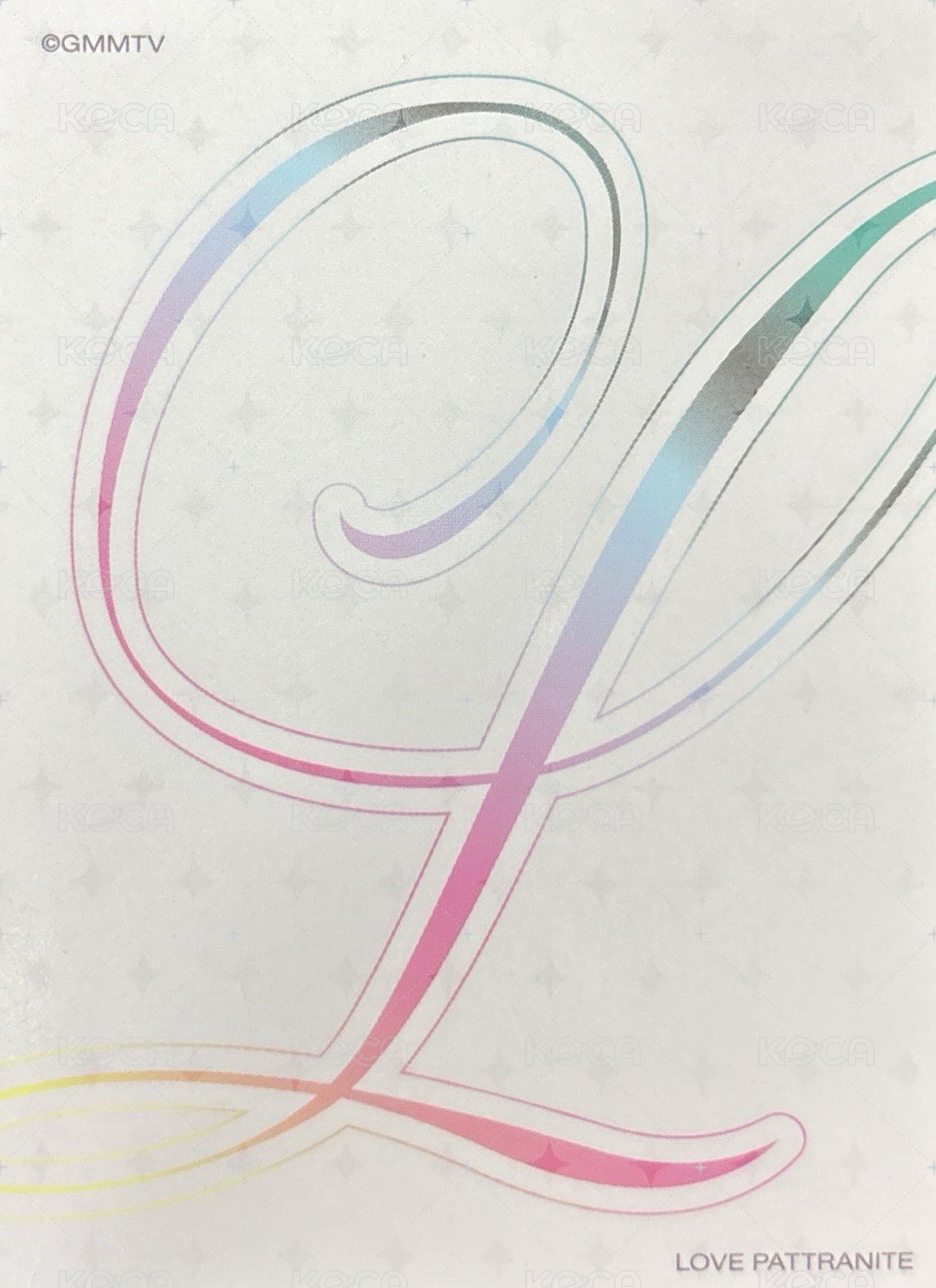 Y BOOK FAIR 8 隨機卡 LOVE 背面