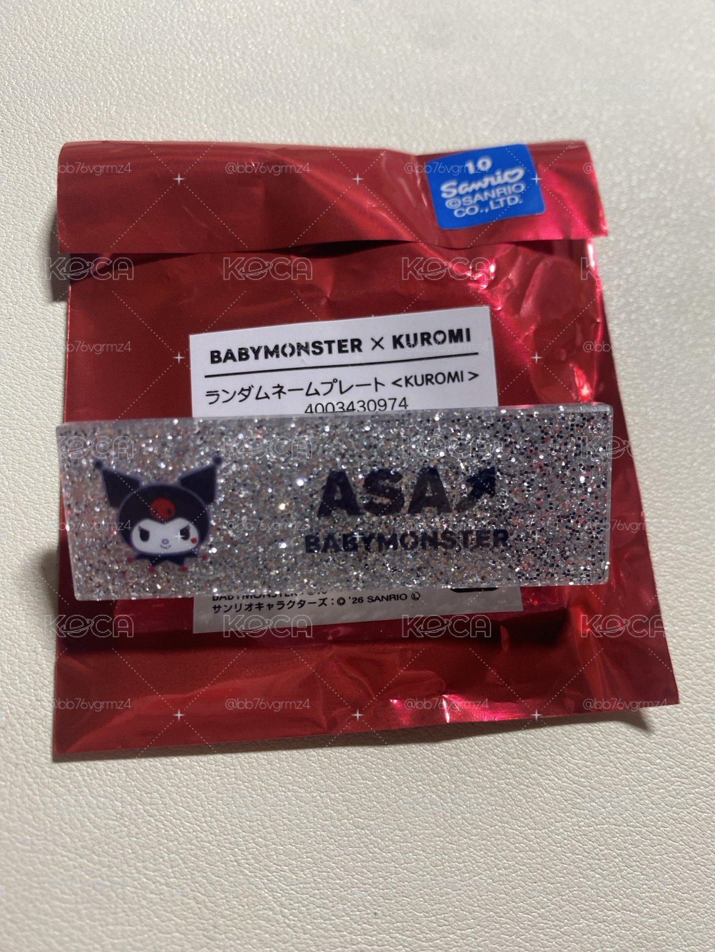 ASA姓名牌銀