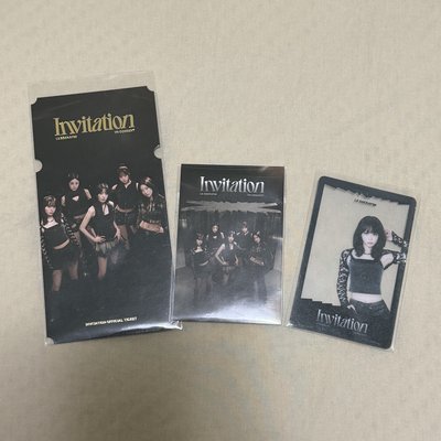 KIM CHAEWONLE SSERAFIM VR CONCERT：INVITATION小卡】LE SSERAFIM VR