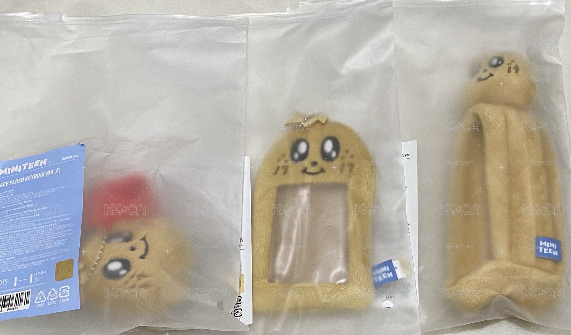 MINITEEN KIMJA 大頭吊飾 卡套 手燈套