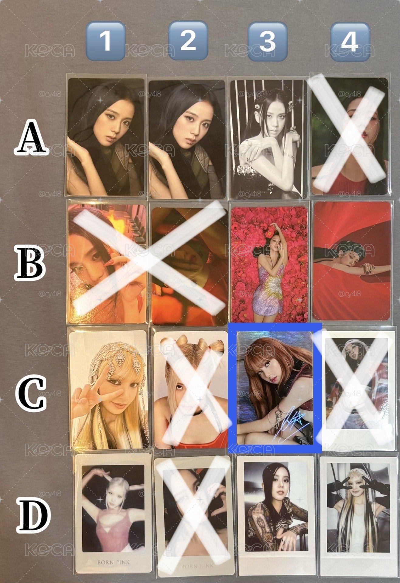 BLACKPINK小卡