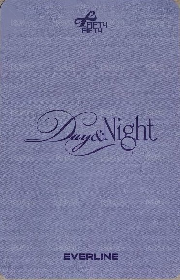 Day & Night el 1.0 簽售卡 影通 背面
