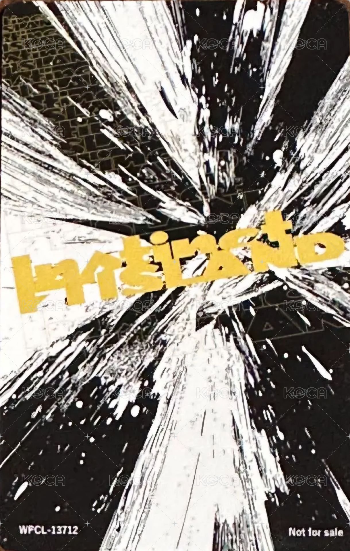 Instinct 通常盤 專輯卡  背面