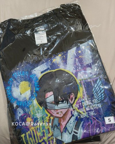 降價求售❤️‍🩹進擊的巨人 兵長里維 AIR TWOKYO 塗鴉T恤 