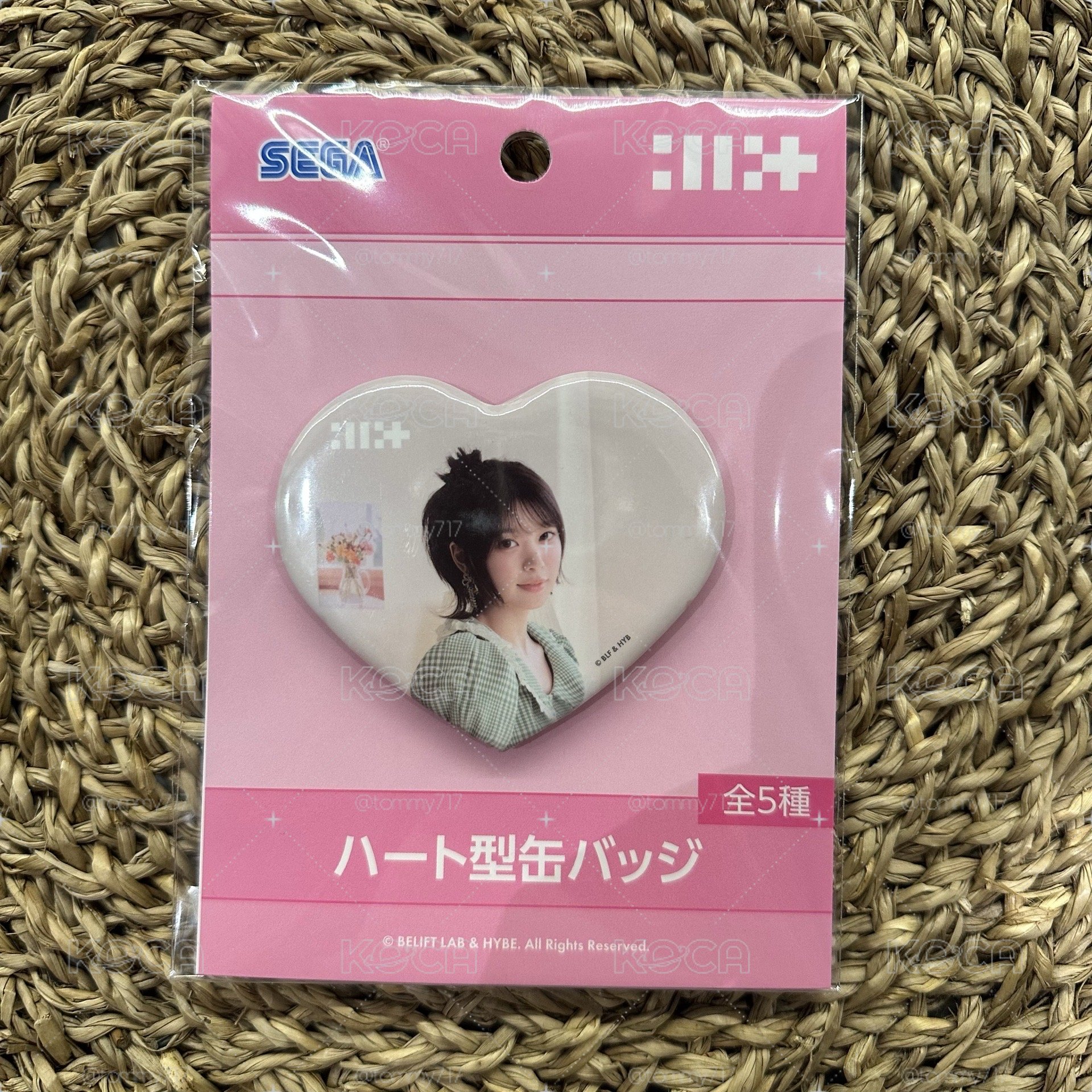 ILLIT SEGA 徽章 Moka 全新未拆