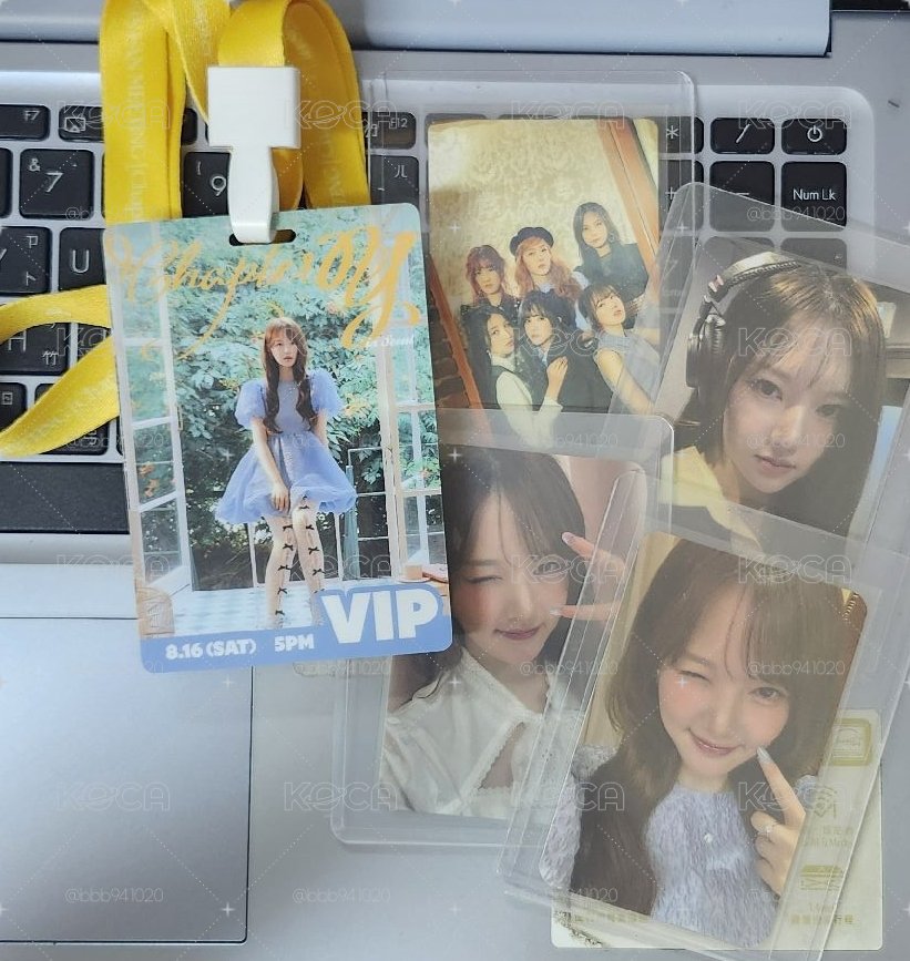 YERIN 大阪入場卡 、音放卡、兩張隨機卡（韓場）