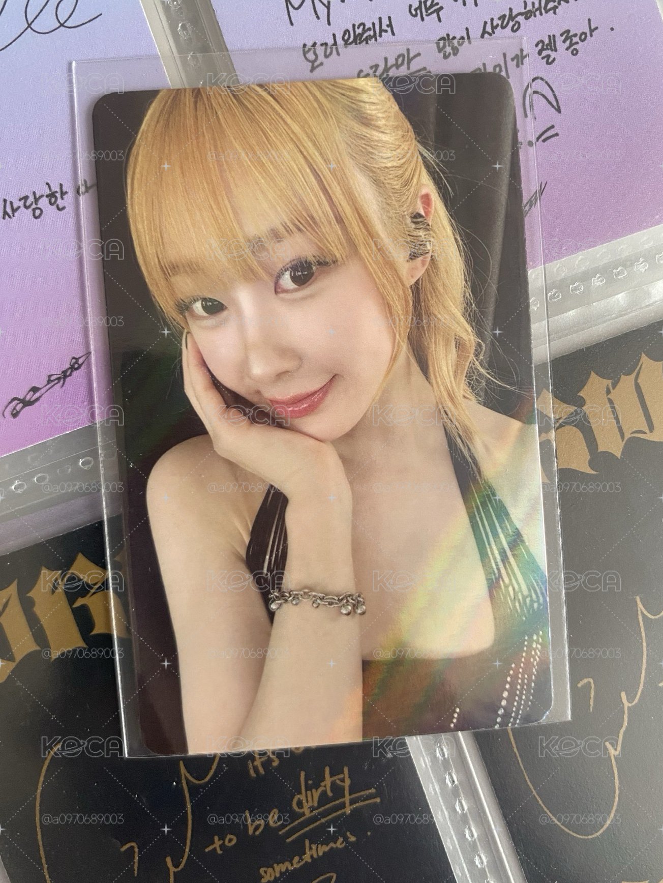 公主頭金髮吉 （少見有造型加染髮的卡