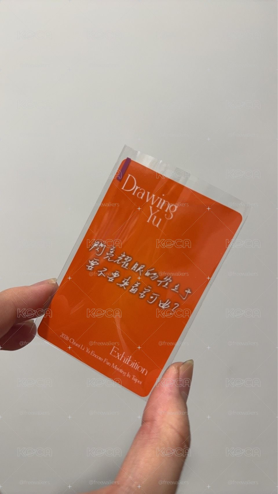 台北安可場 入場卡