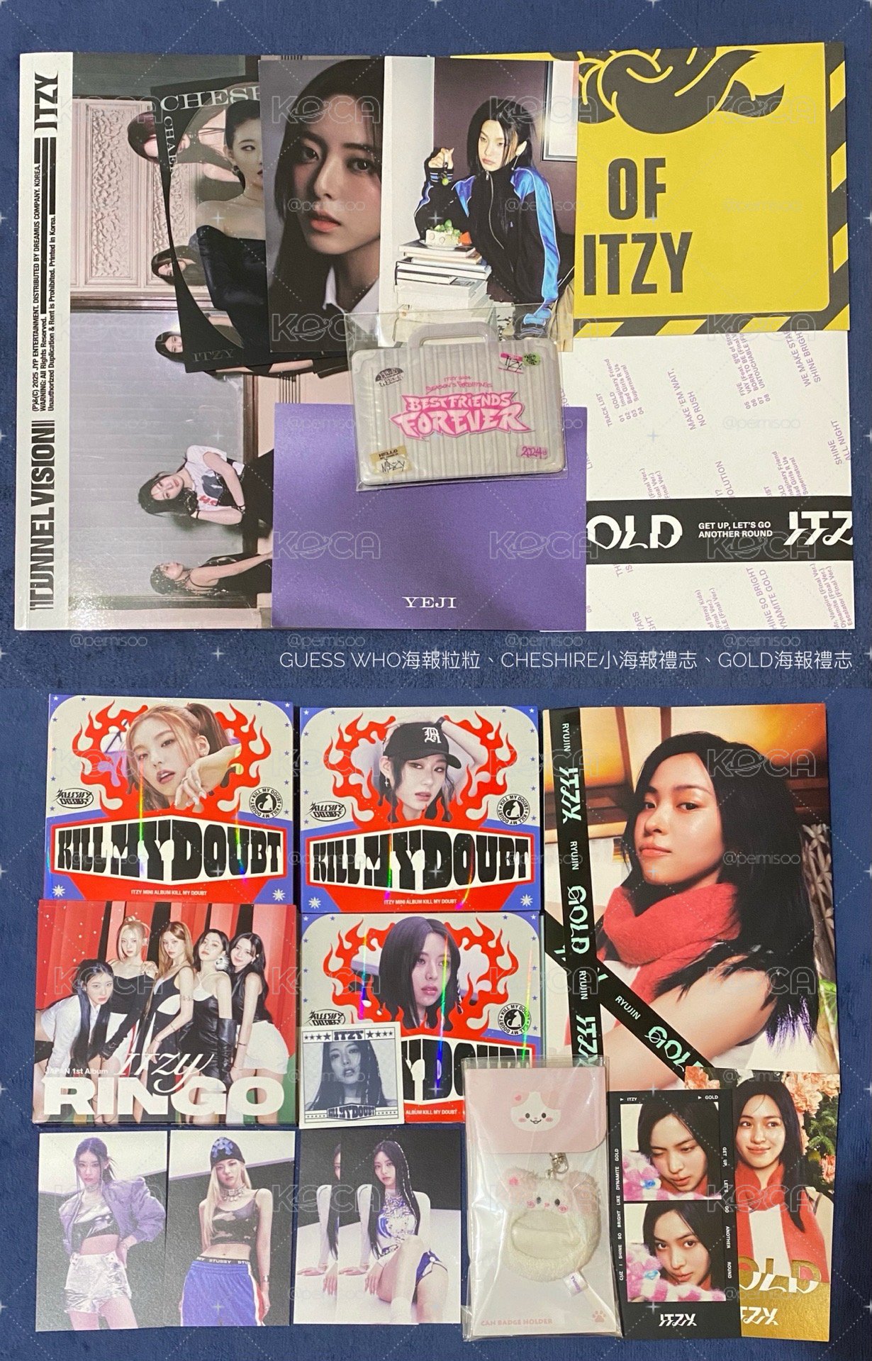 ITZY盤(卡110+專9+周邊3)