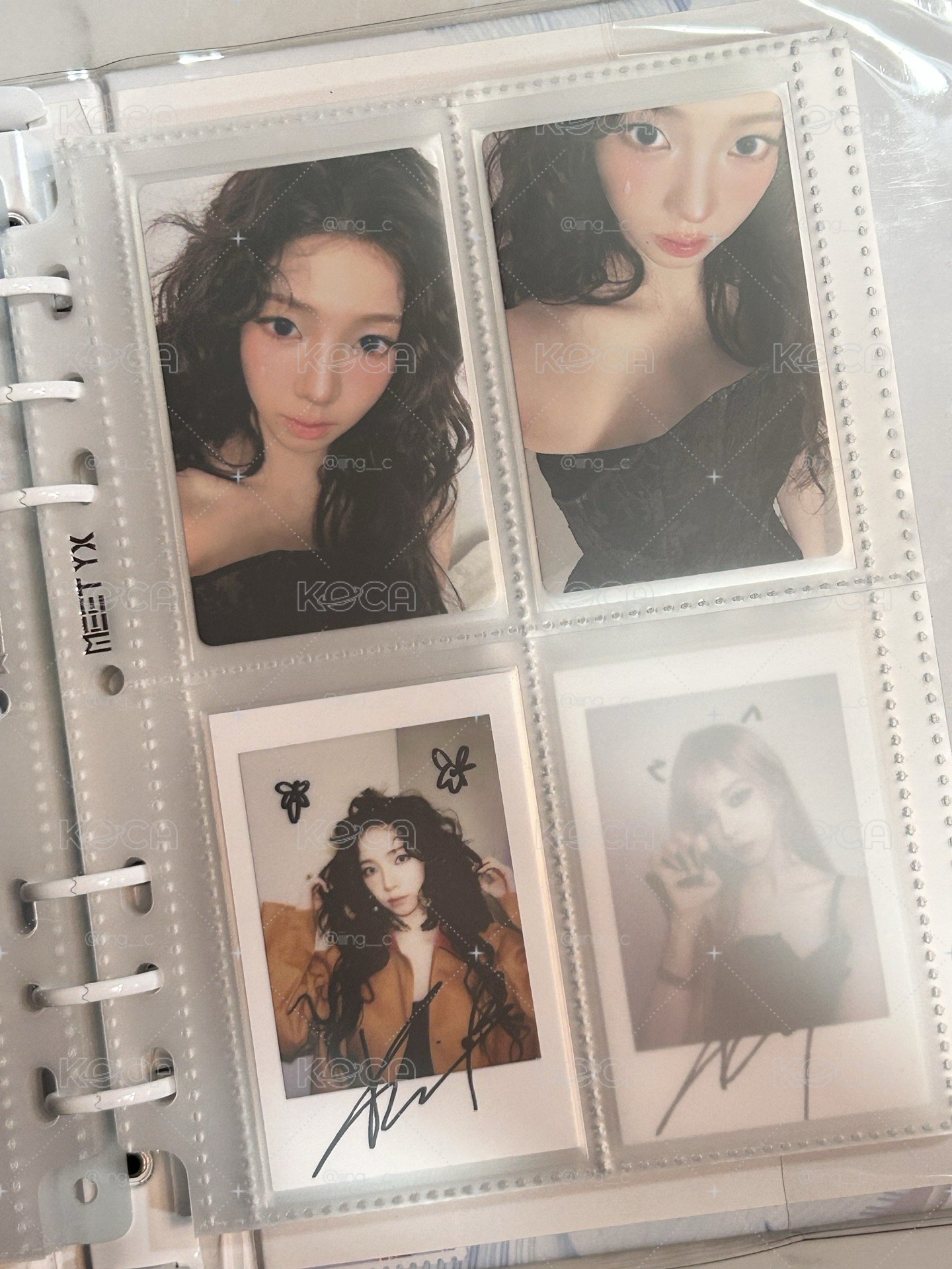 aespa Karina PUSSPUSS雜誌卡