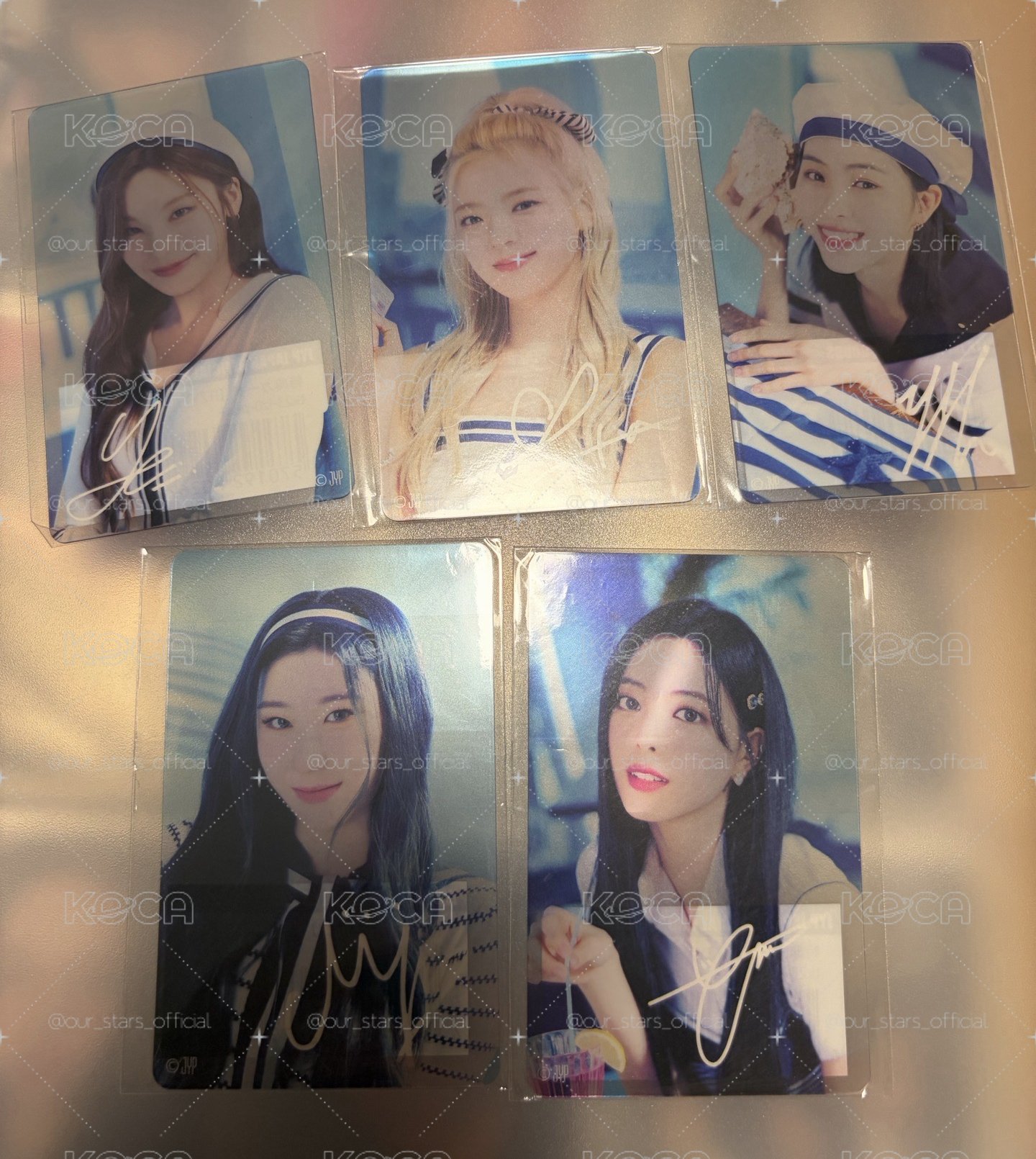 ITZY 日本 官方 2023 JYP 快閃店 滿額卡 小卡