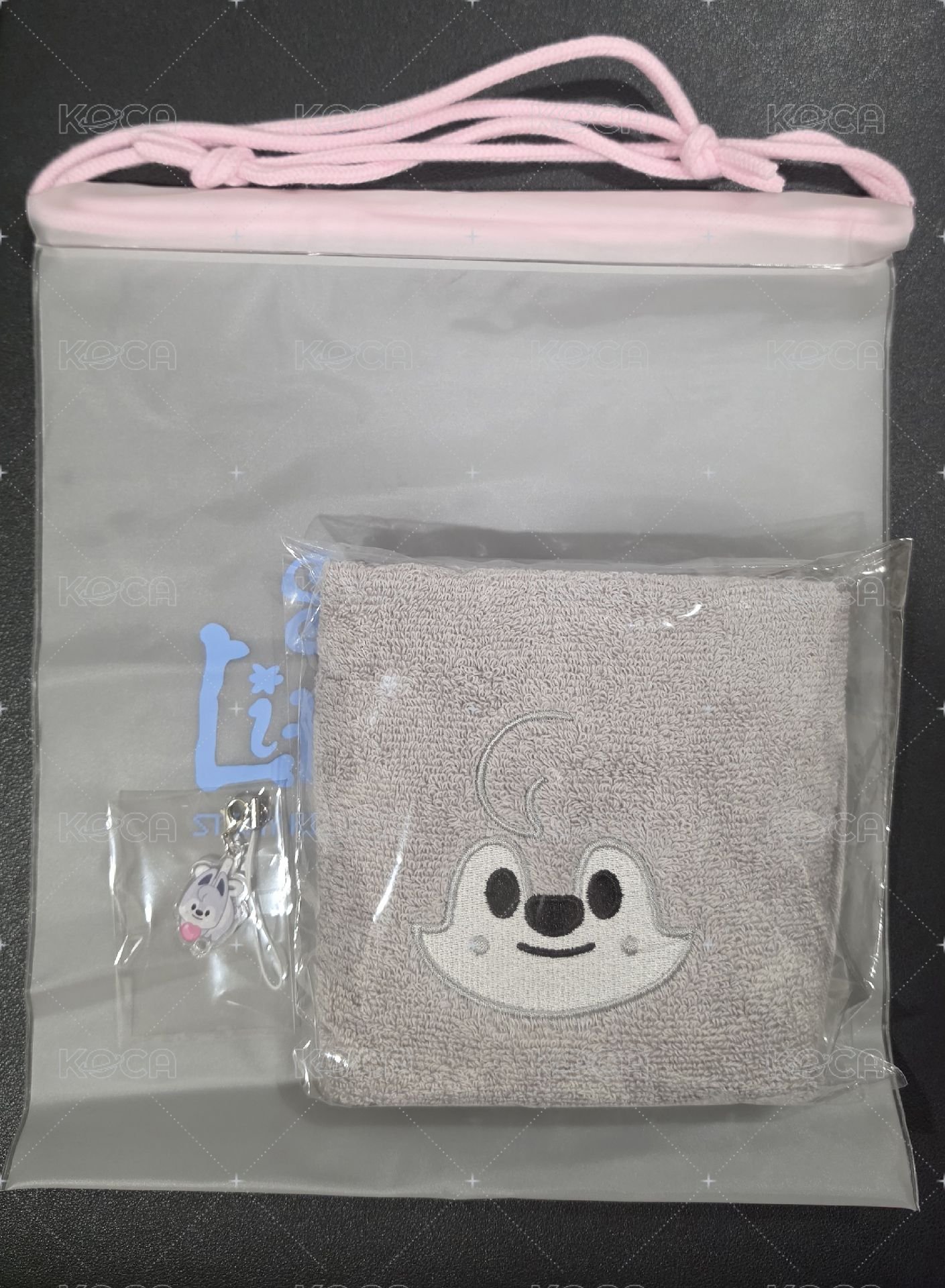 燦毛巾+燦吊飾+束口袋