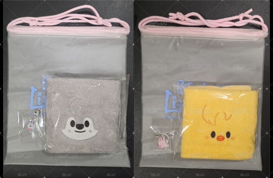 入場禮毛巾+吊飾+束口袋