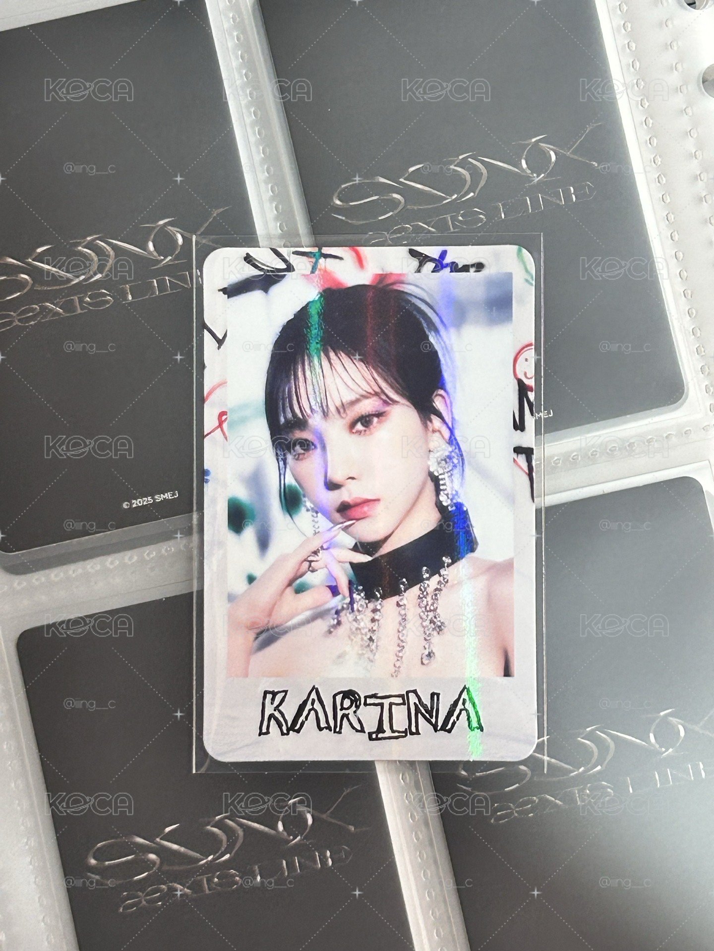 Karina GOT Stamp On It 隨機卡 白版柚