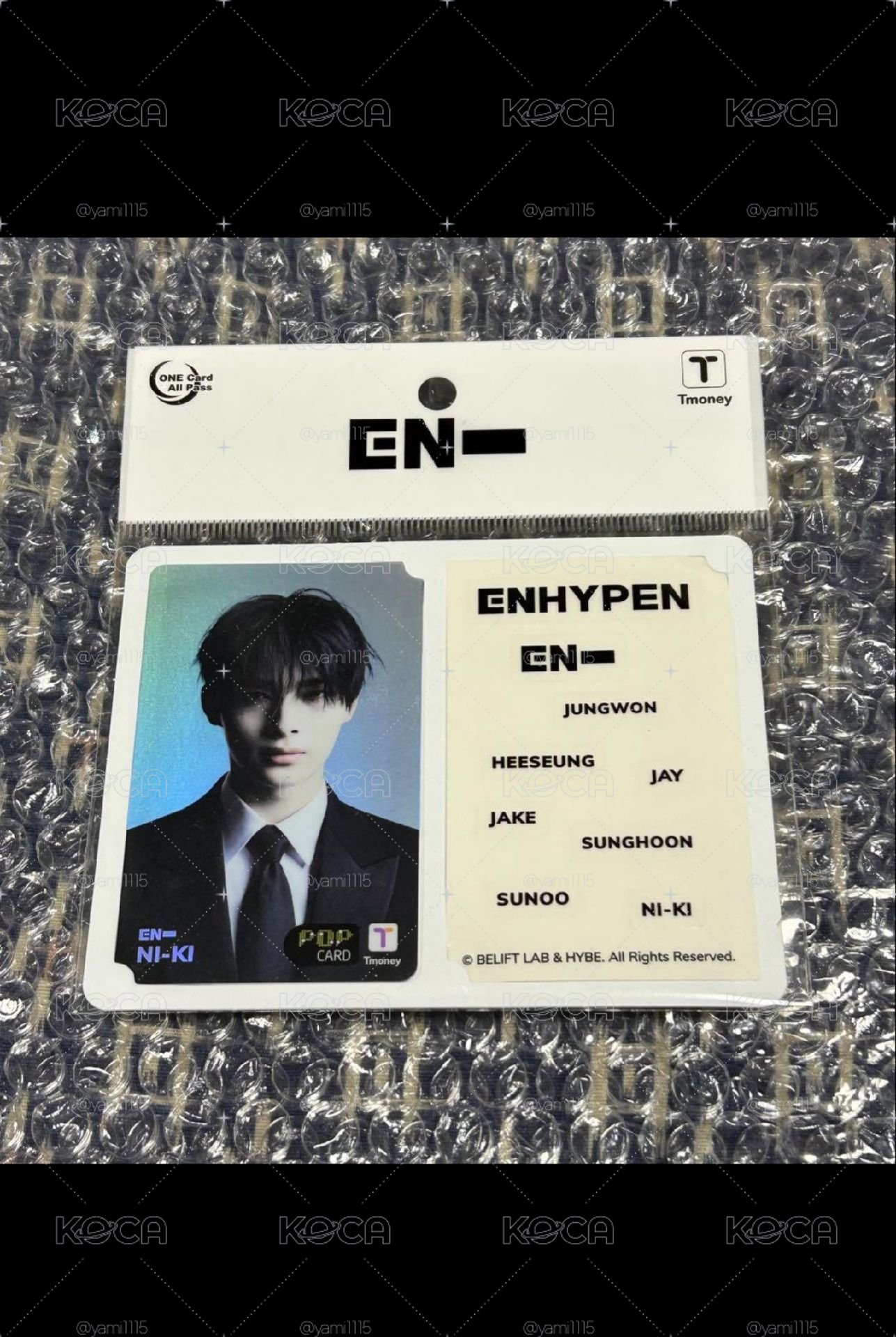 ENHYPEN tmoney niki
