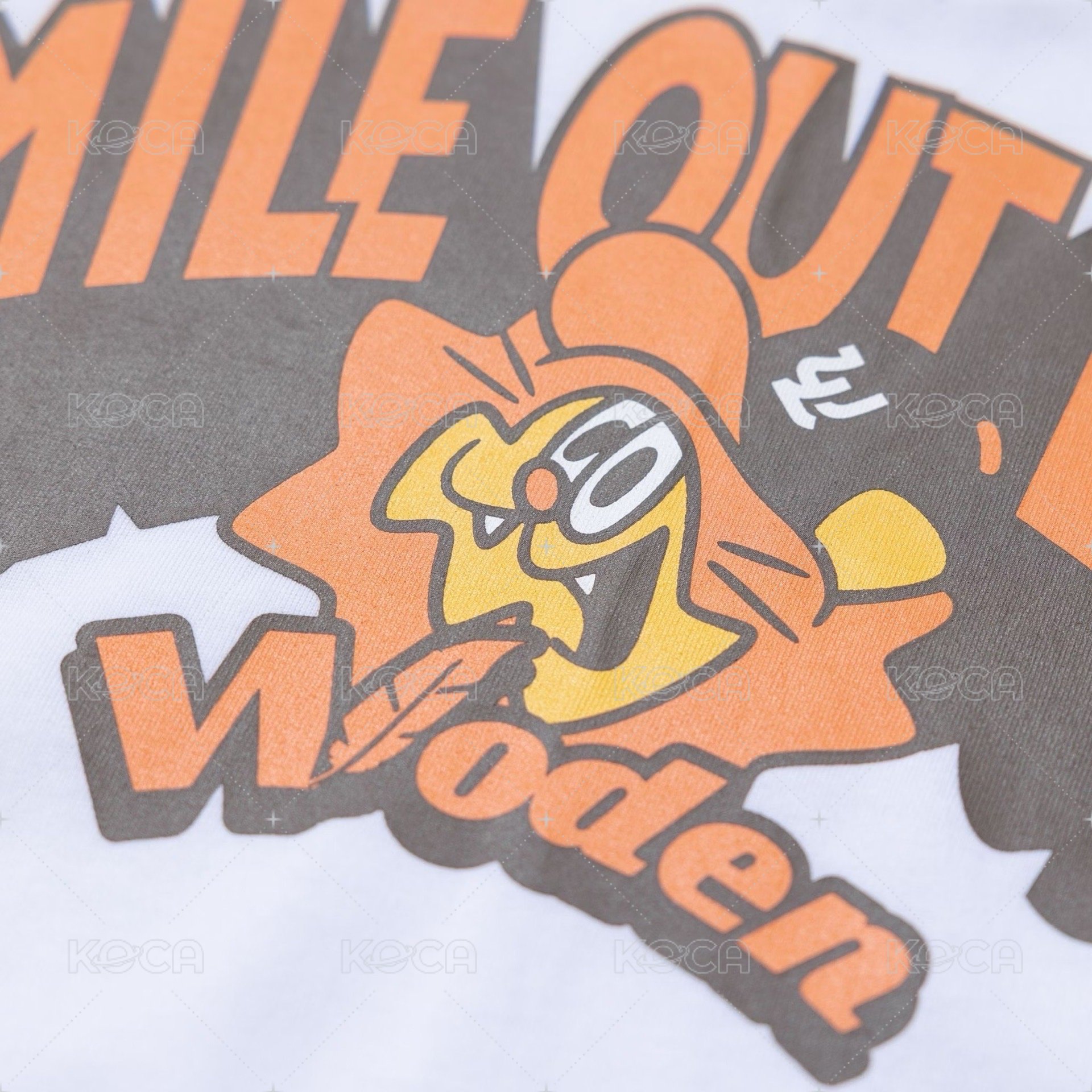 【Woden x Unilions x Yamama】 Smile Out Loud 標語Tee 白